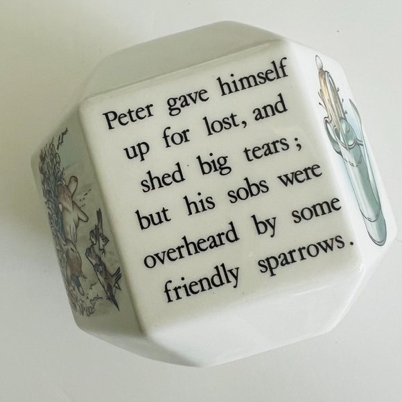 WEDGWOOD "Peter Rabbit"  Ceramic Hexagon Bank - Picture 7 of 9